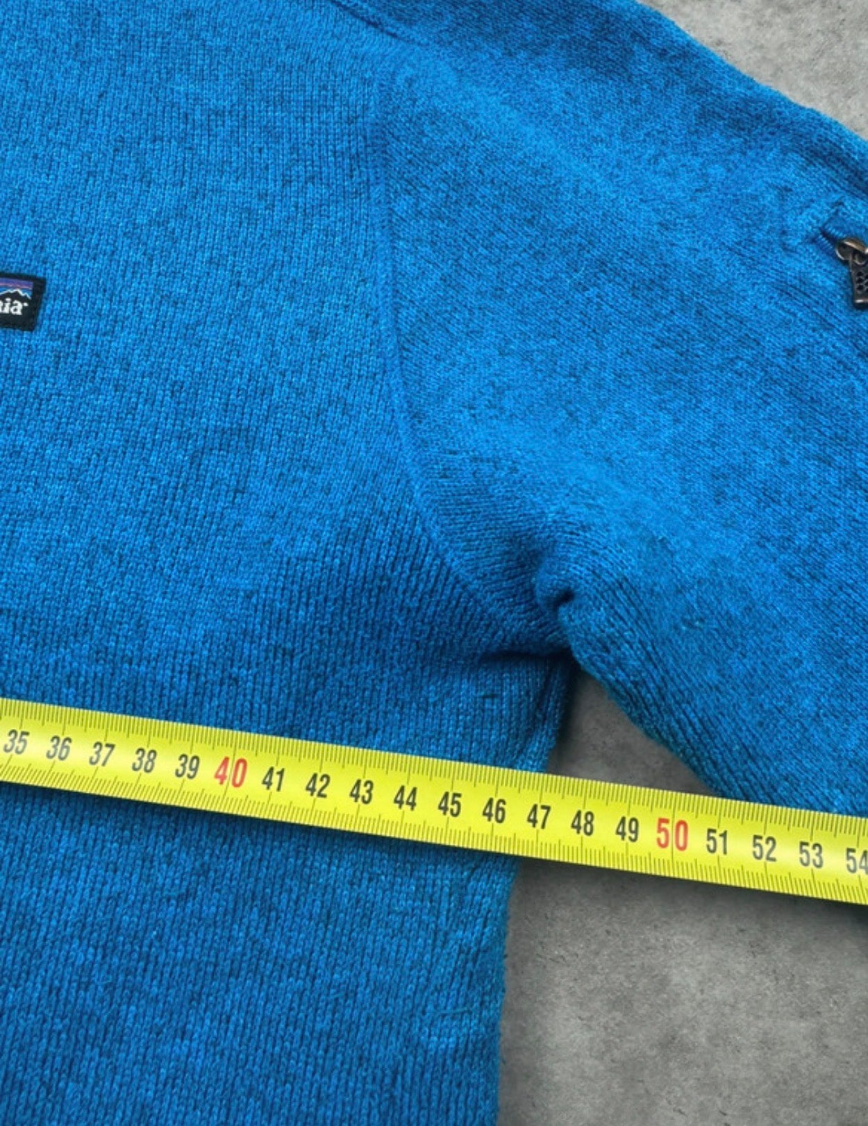 Patagonia Better Fleece Jacke (L Damen ) Strickoptik Hoodie blau - wanderlich.com