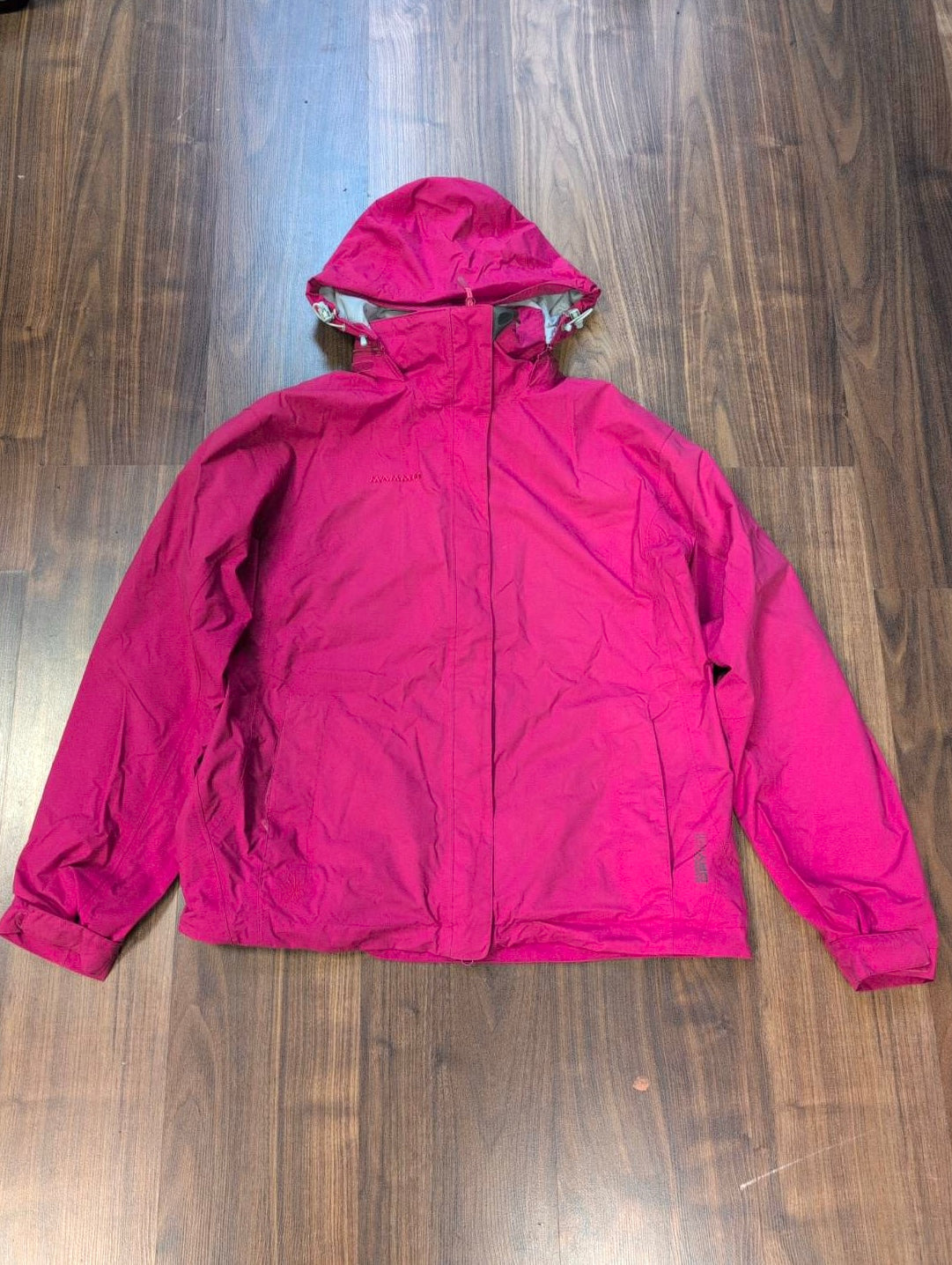 Hardshell Jacke von Mammut (XL Damen) 3-lagig pink wasserdicht - wanderlich.com