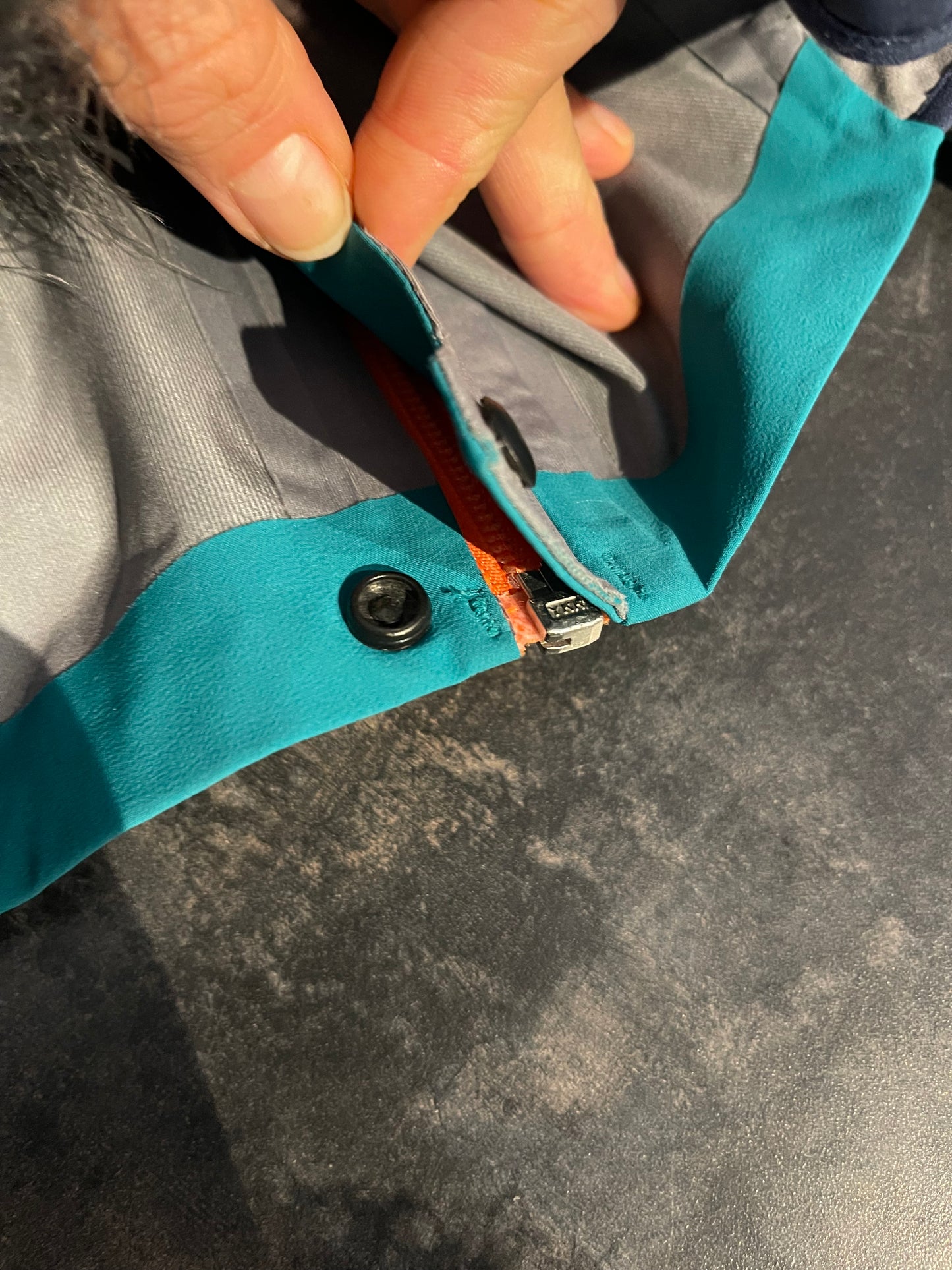 Hardshell Jacke von Haglöfs (M Herren) Waterproof türkis blau