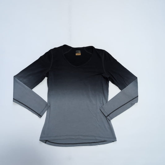Merino 200 Longsleeve Icebreaker ( M Damen ) Funktionsshirt grau