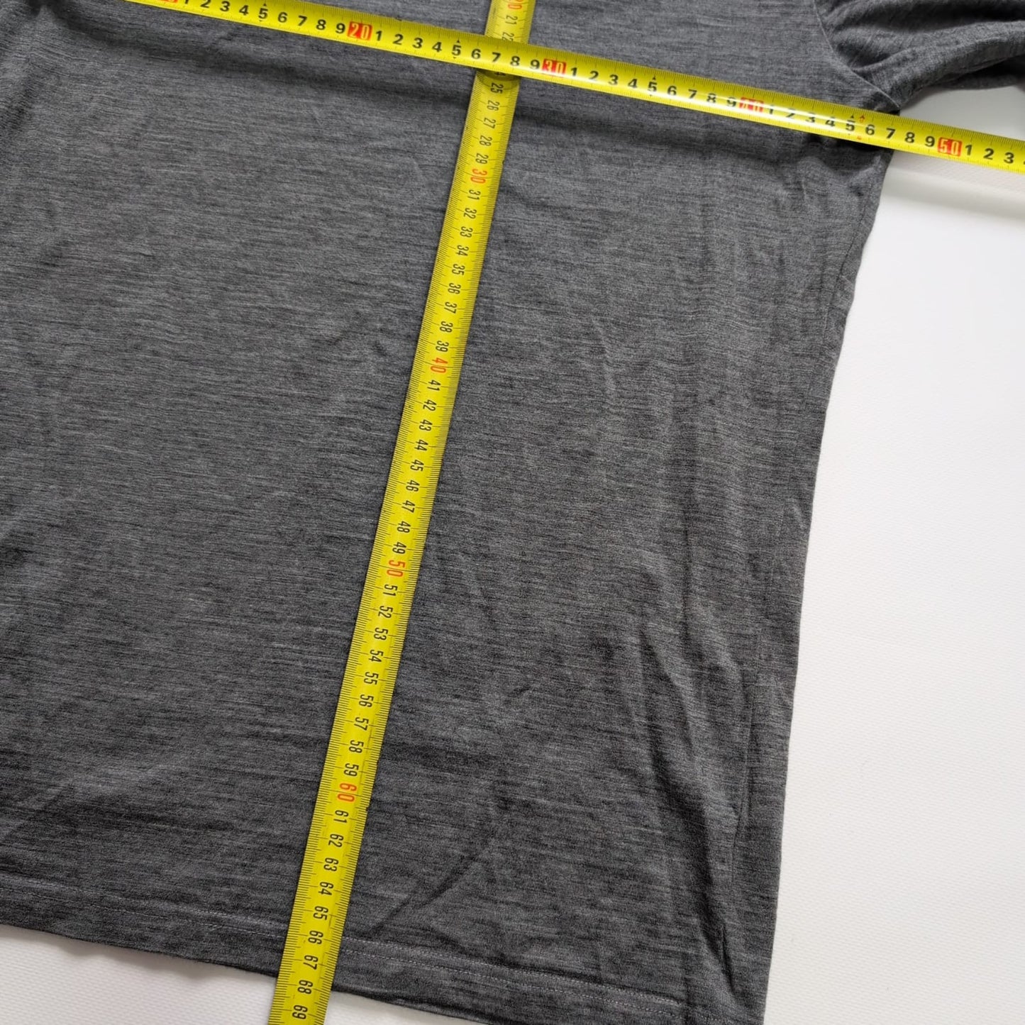 Ortovox 100% Merino Longsleeve (S Herren) grau Print