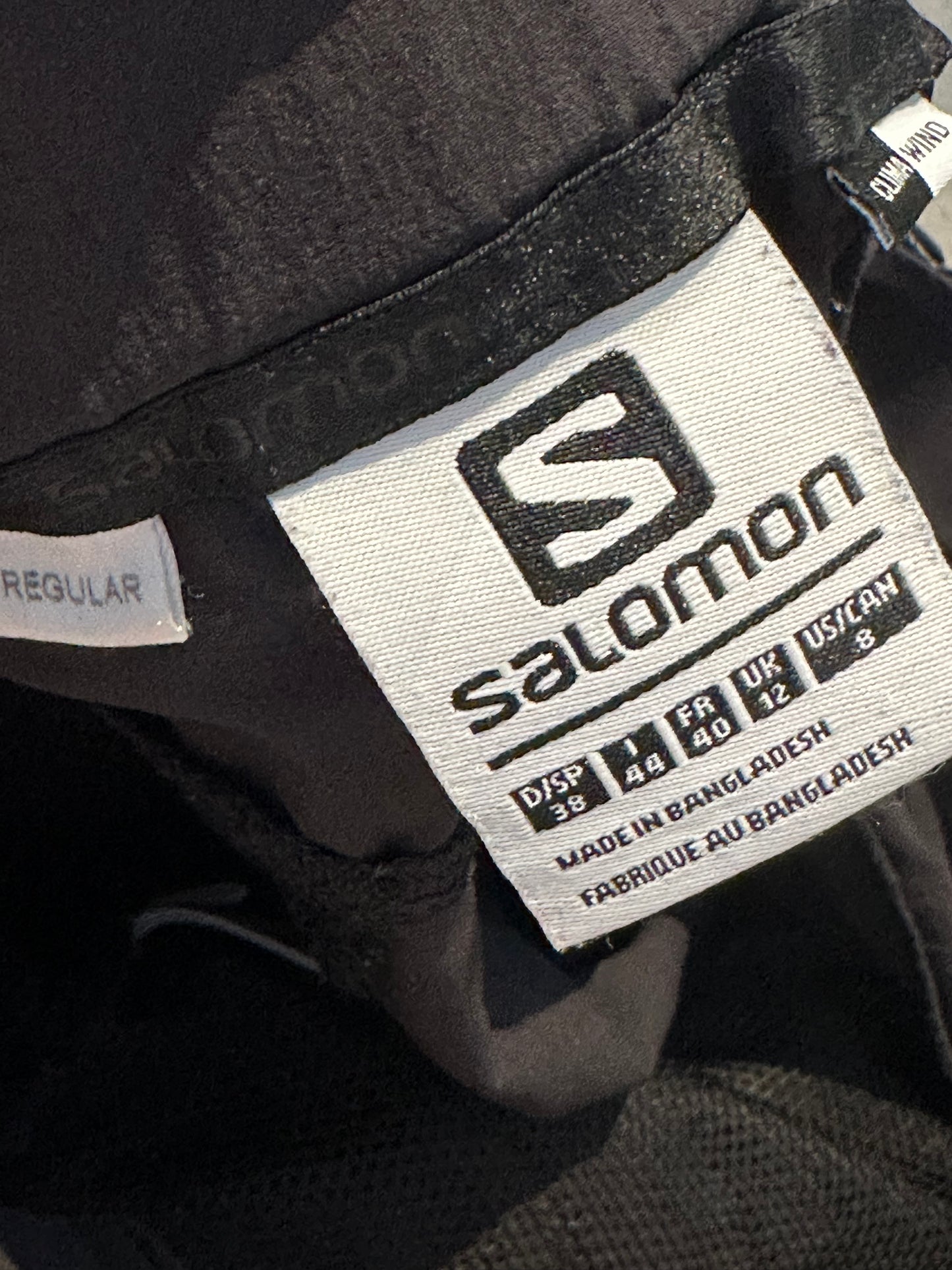 Outdoor Hose von Salomon (M Damen) Stretch schwarz