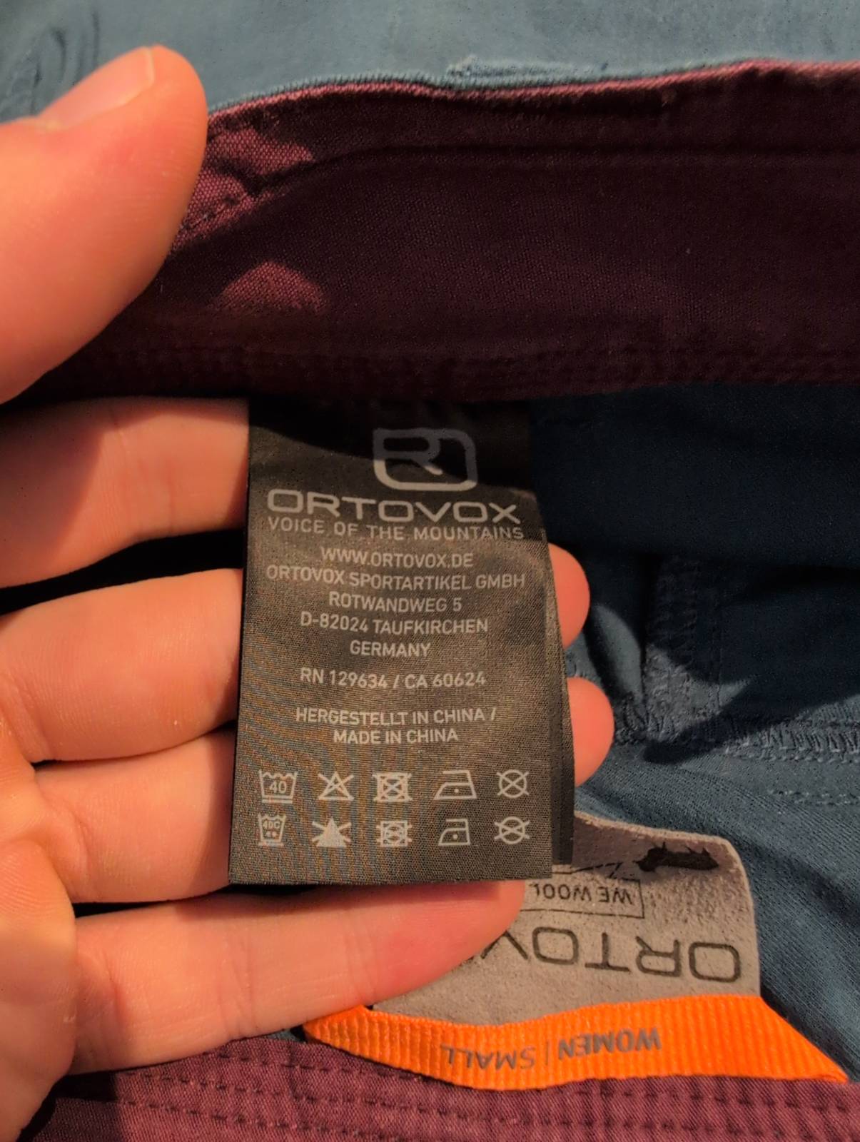 Shorts Ortovox (S Damen) kurze Hose blau - wanderlich.com