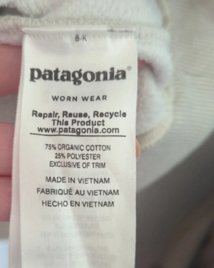 Pullover Patagonia (M Damen) Baumwolle hellgrau