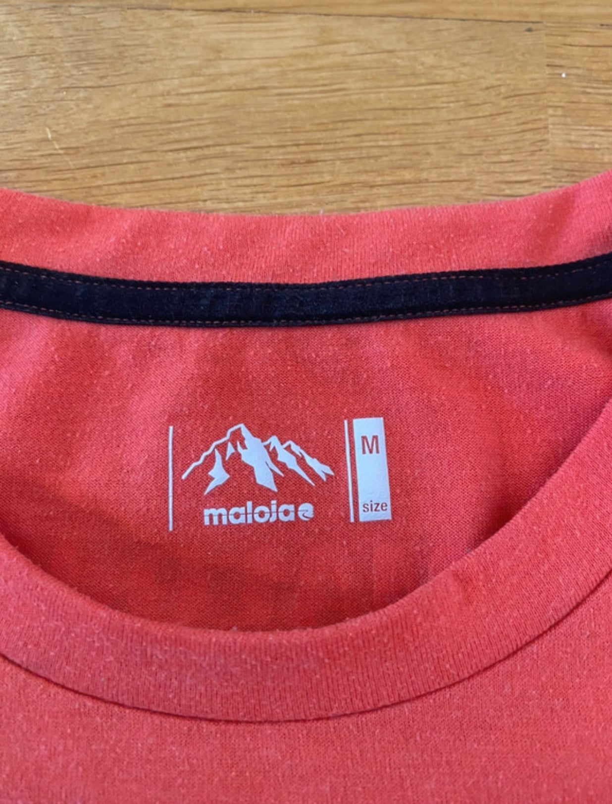 Longsleeve von Maloja (M Herren) Aprikot marineblau