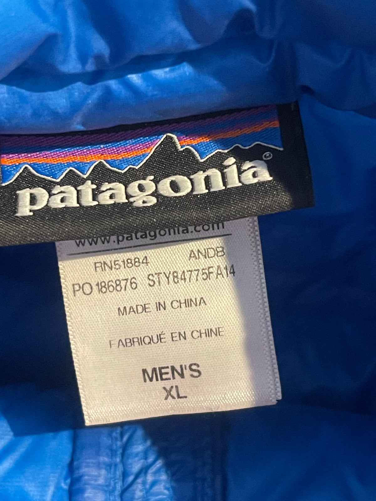 Patagonia Weste Daunen Insulation (XL Herren) blau - wanderlich.com