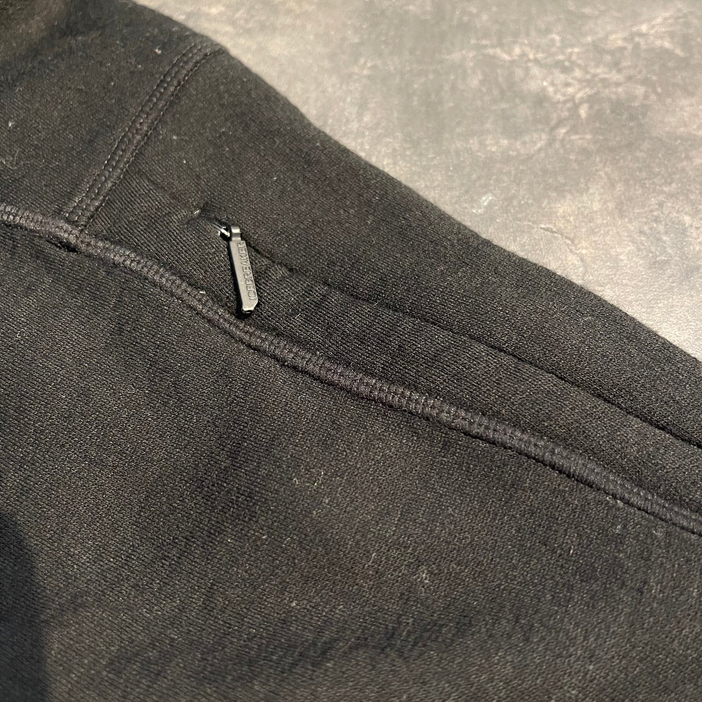 Warme Merino Zipper Jacke von Icebreaker (M Damen) schwarz