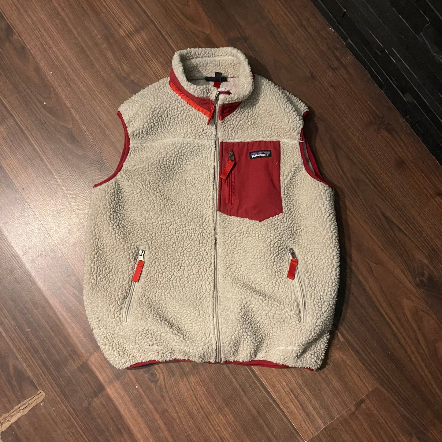 Retro Pile Weste von Patagonia (M Herren) Teddy Fleece creme