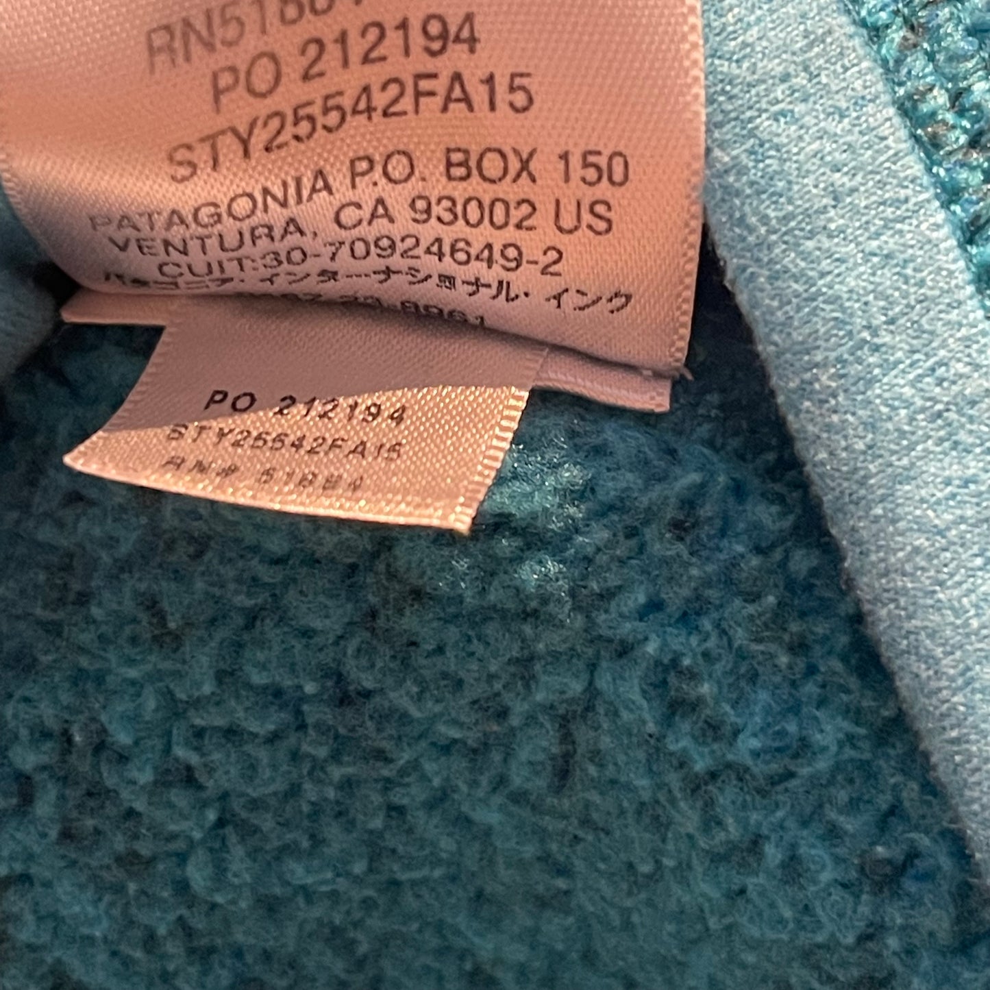 Patagonia Fleece Jacke ( S/M Damen) Better Sweater türkis
