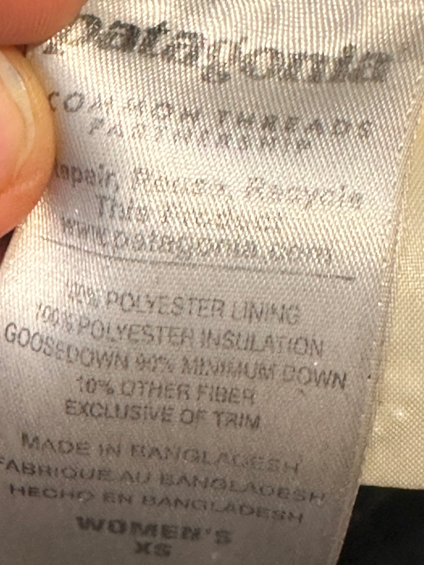Patagonia Daunen Jacke (XS Damen) wasserabweisend schwarz