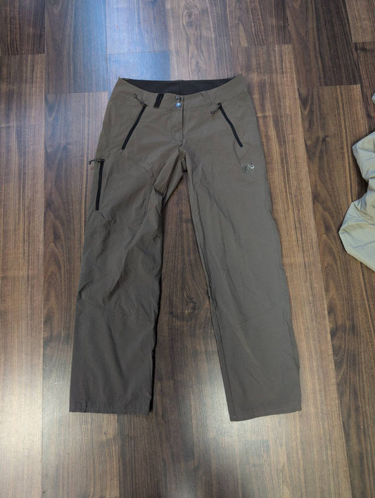 Funktions- Hose Mammut (M Damen) wasserabweisend khaki-braun