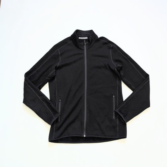 Zipper Merino Jacke von Icebreaker (L Herren) schwarz