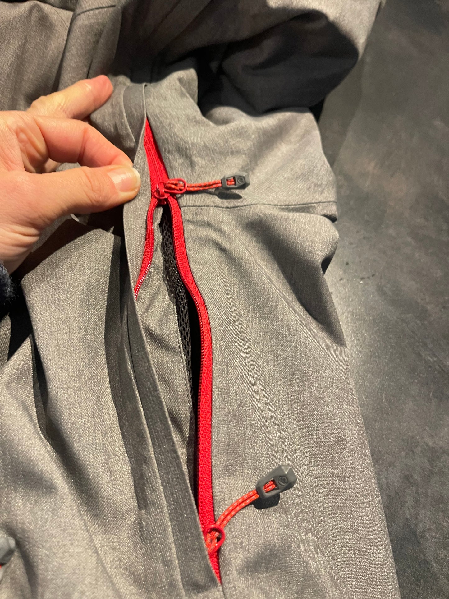 Ski Jacke von Mammut (M Herren) Hardshell gefüttert grau