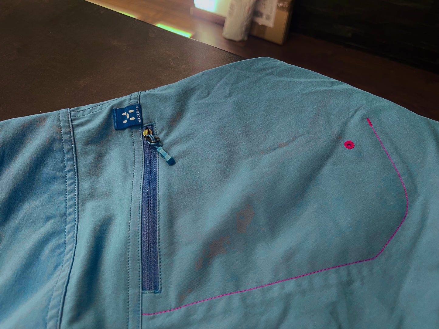 Kurze Wander Shorts von Haglöfs (L :40 Damen) blau - wanderlich.com