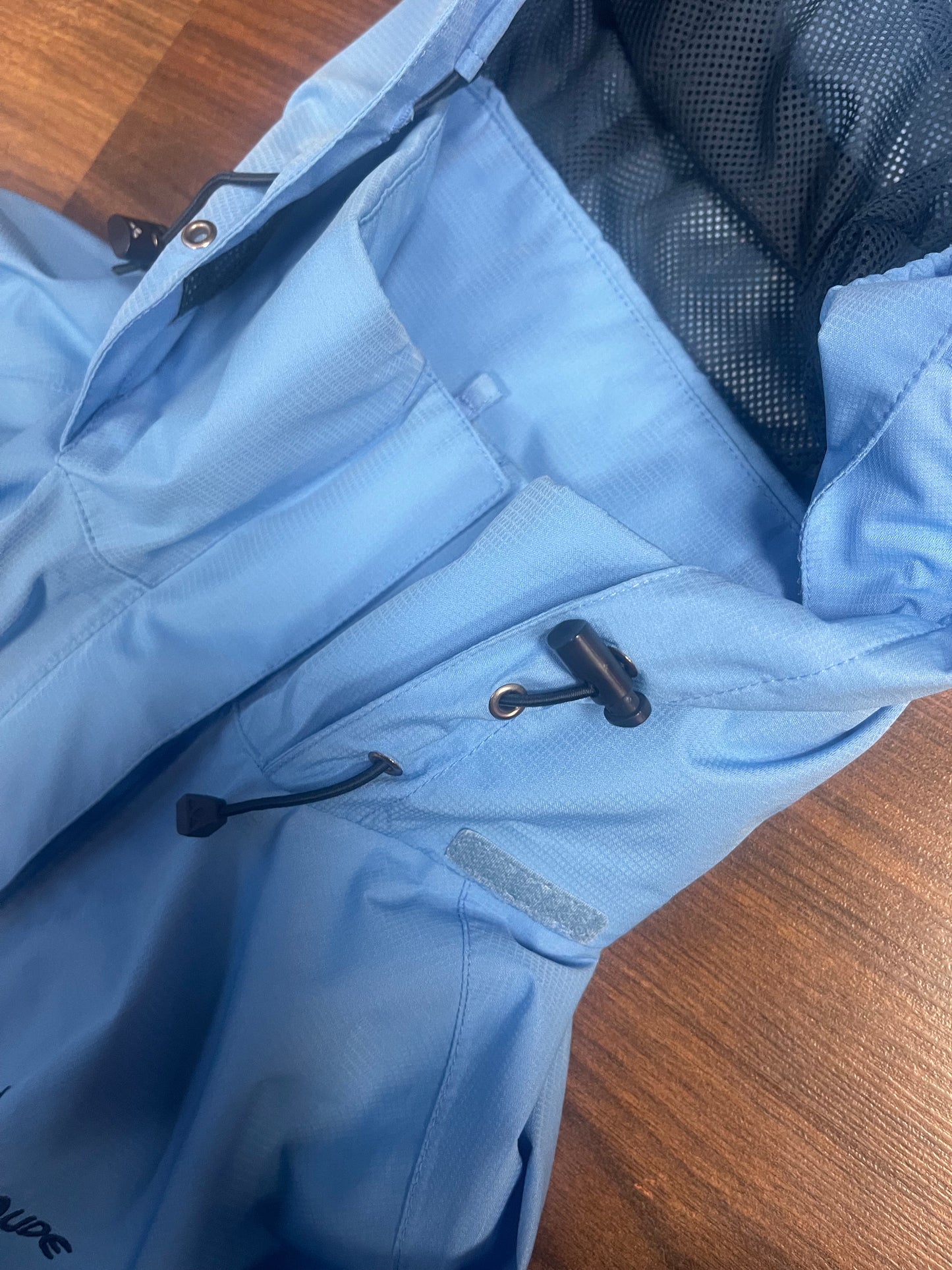 Regen Jacke von Vaude (S-M :38 Damen) blau