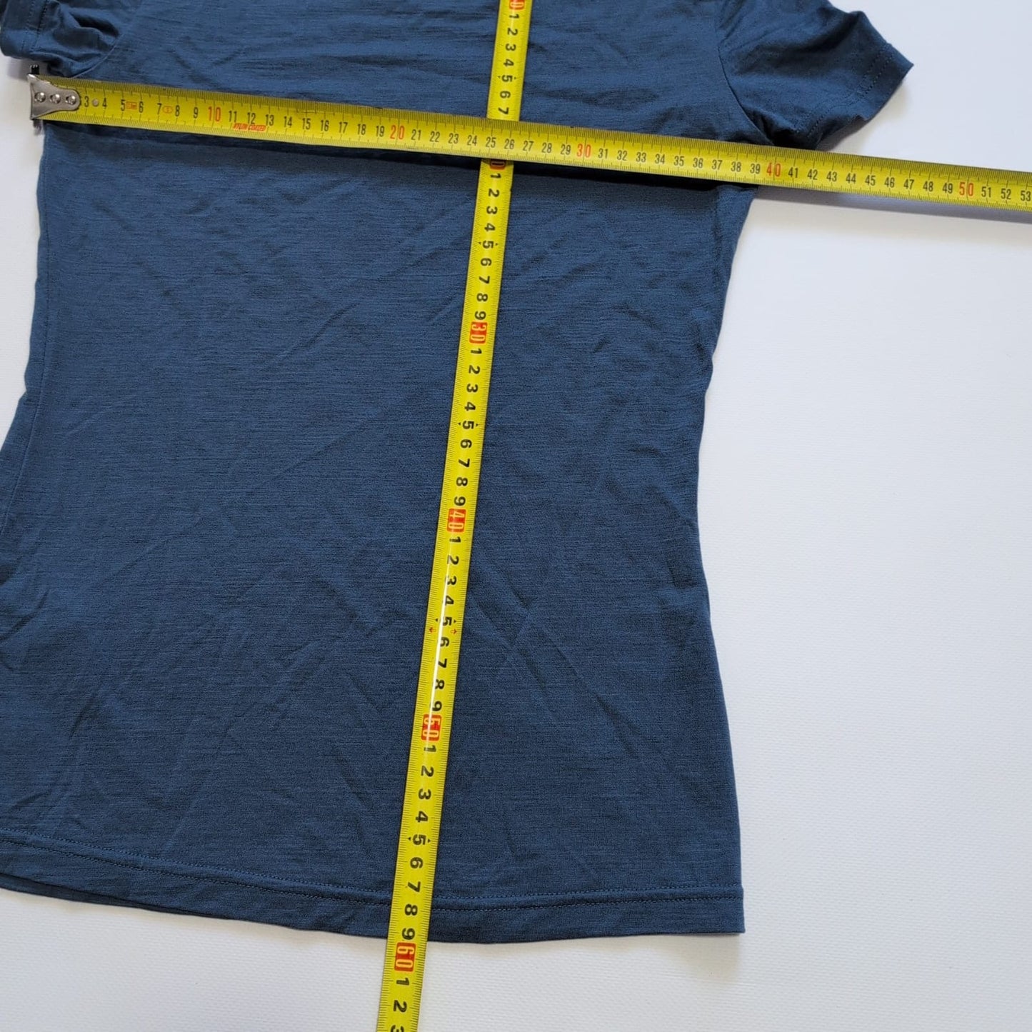 T-Shirt von Ortovox Merino (Damen XS) blau Print