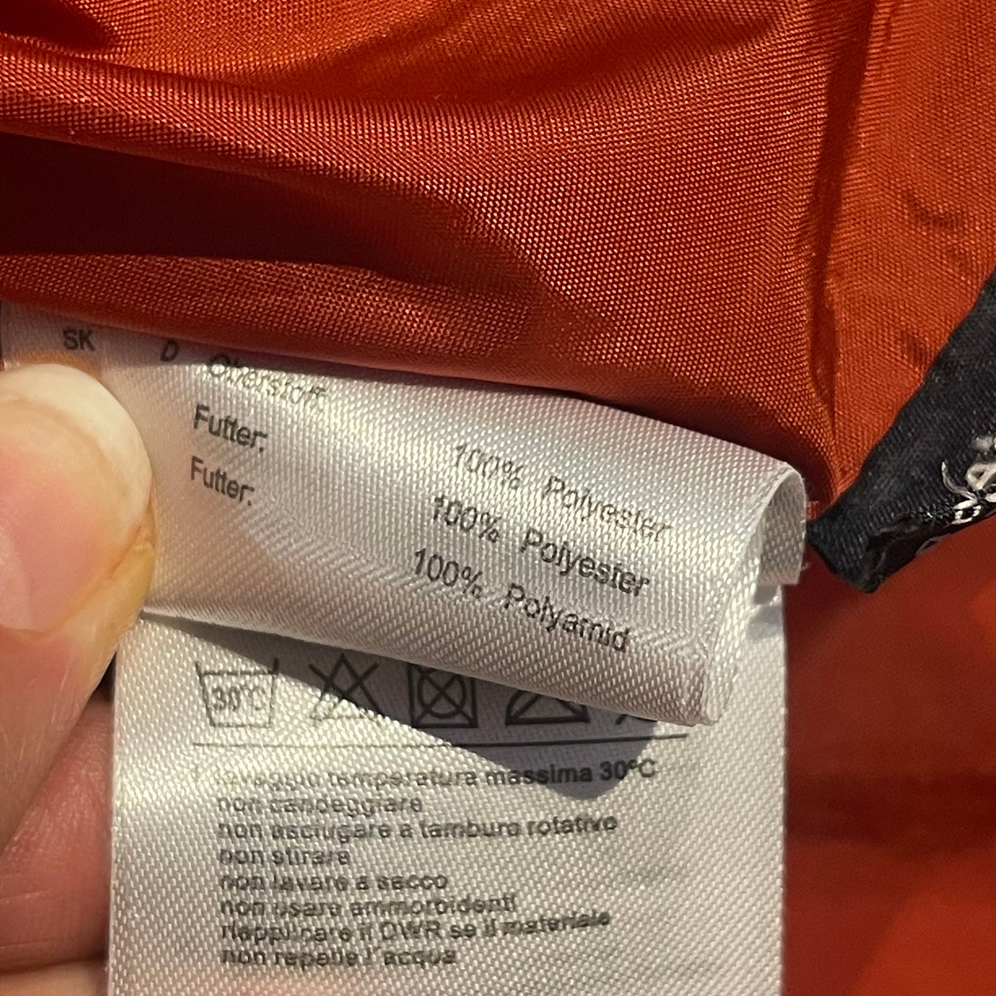 3in1 Jacke von Salewa (L Herren) wasserdicht orange