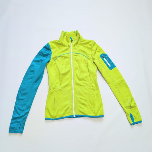 Ortovox Zipper Jacke Merino inside (XS Damen) neongrün