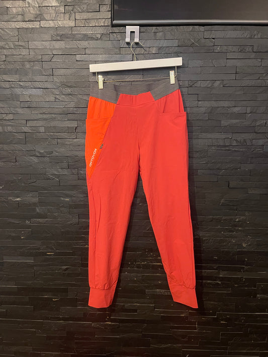 Leichte Hose von Ortovox mit Merino (S Damen) korallenrot