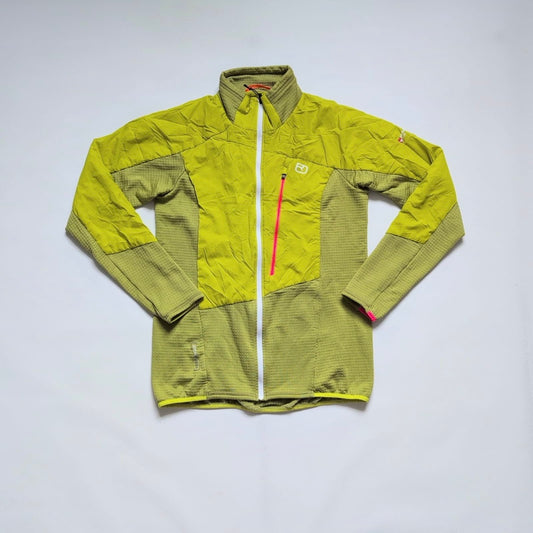 Hybride Ortovox Jacke Merino inside (L Damen) neongrün