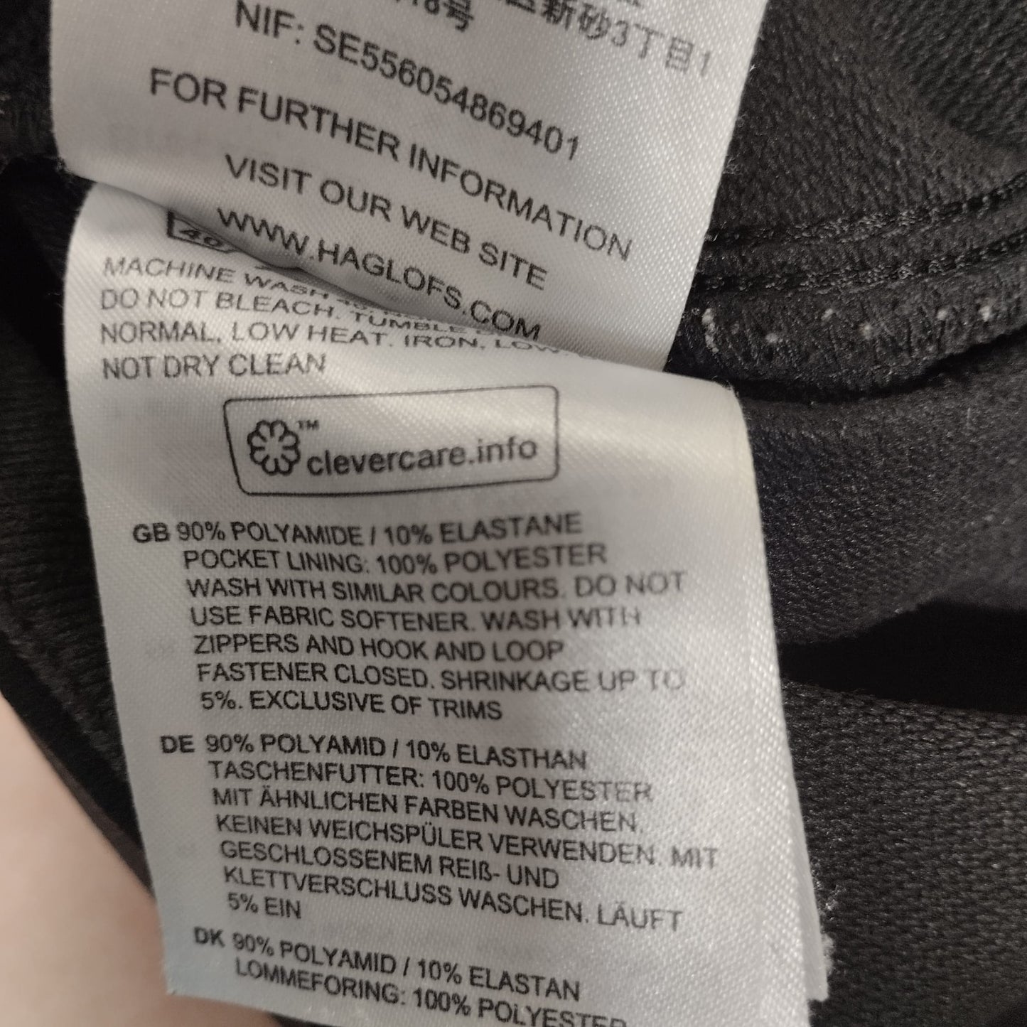 Trekking Hose von Haglöfs (L Damen) Stretch schwarz