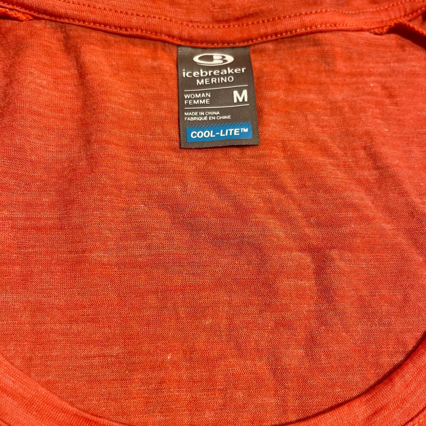 T-Shirt von Icebreaker Merino cool lite ( Damen M ) pink