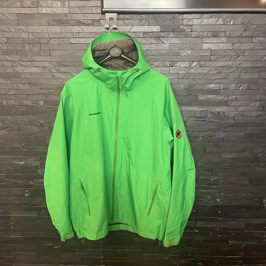 Leichte Hardshell Jacke von Mammut Goretex (XXL Herren) grün