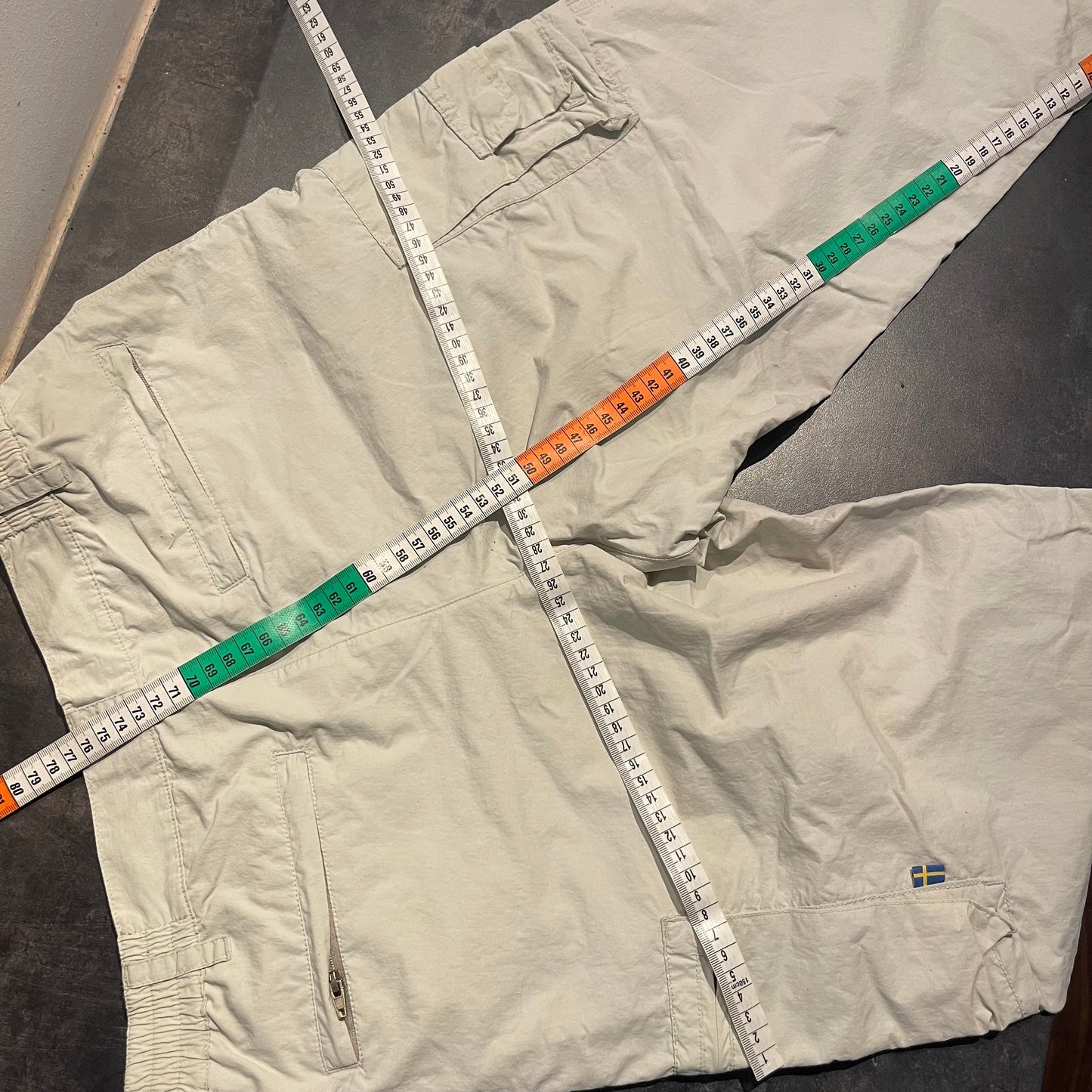 Kurze Hose von Fjällräven (M Damen) Capri Shorts creme