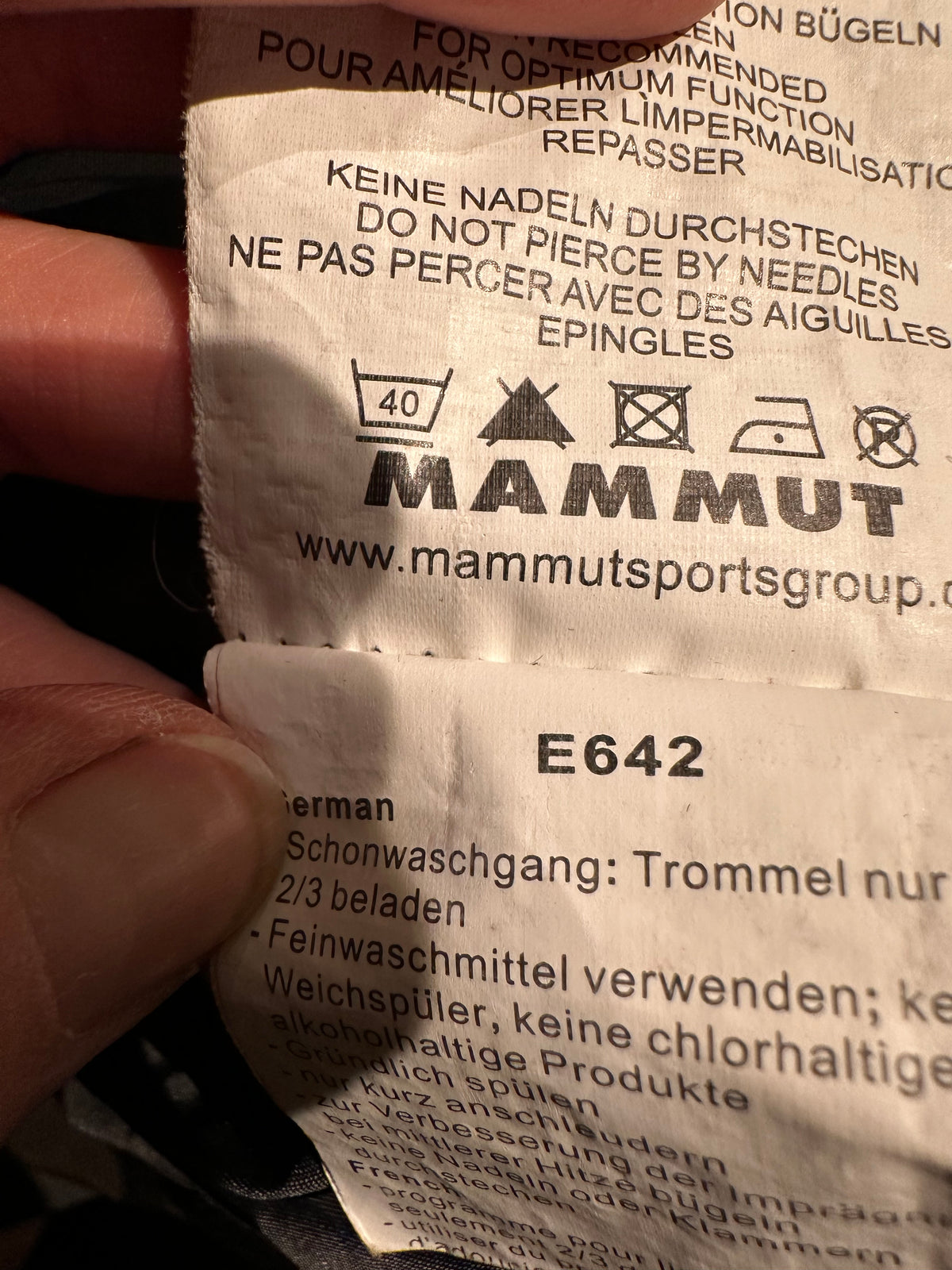 Hardshell Jacke von Mammut Goretex (M bis L Herren) braun