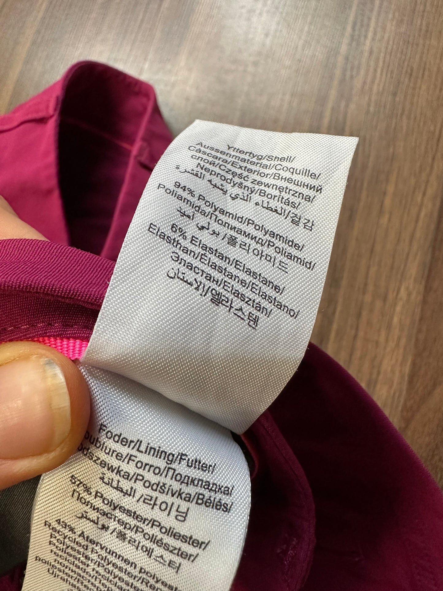 Zip Off Hose 2in1 (L Damen) Shorts Magenta pink
