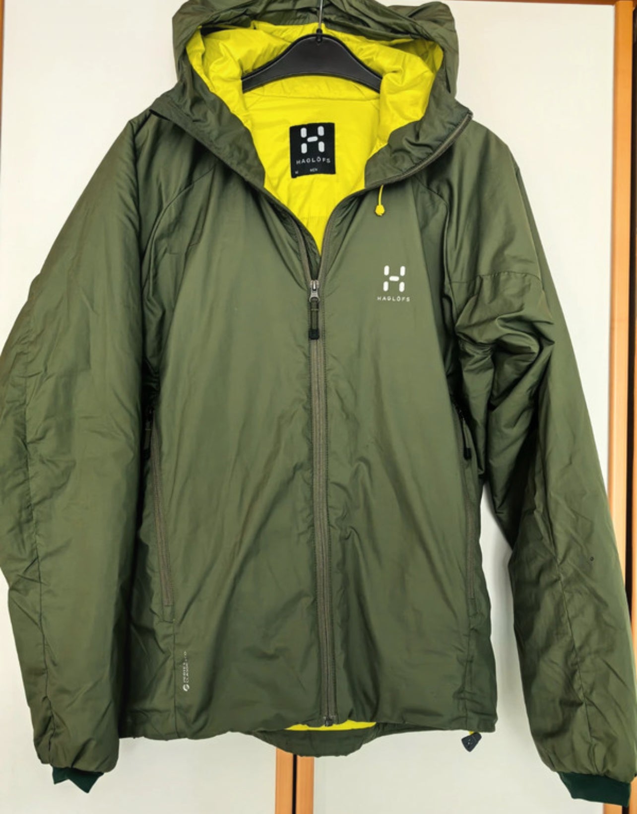 Warme Isolations Jacke von Haglöfs (M Herren) Barrier Pertex grün