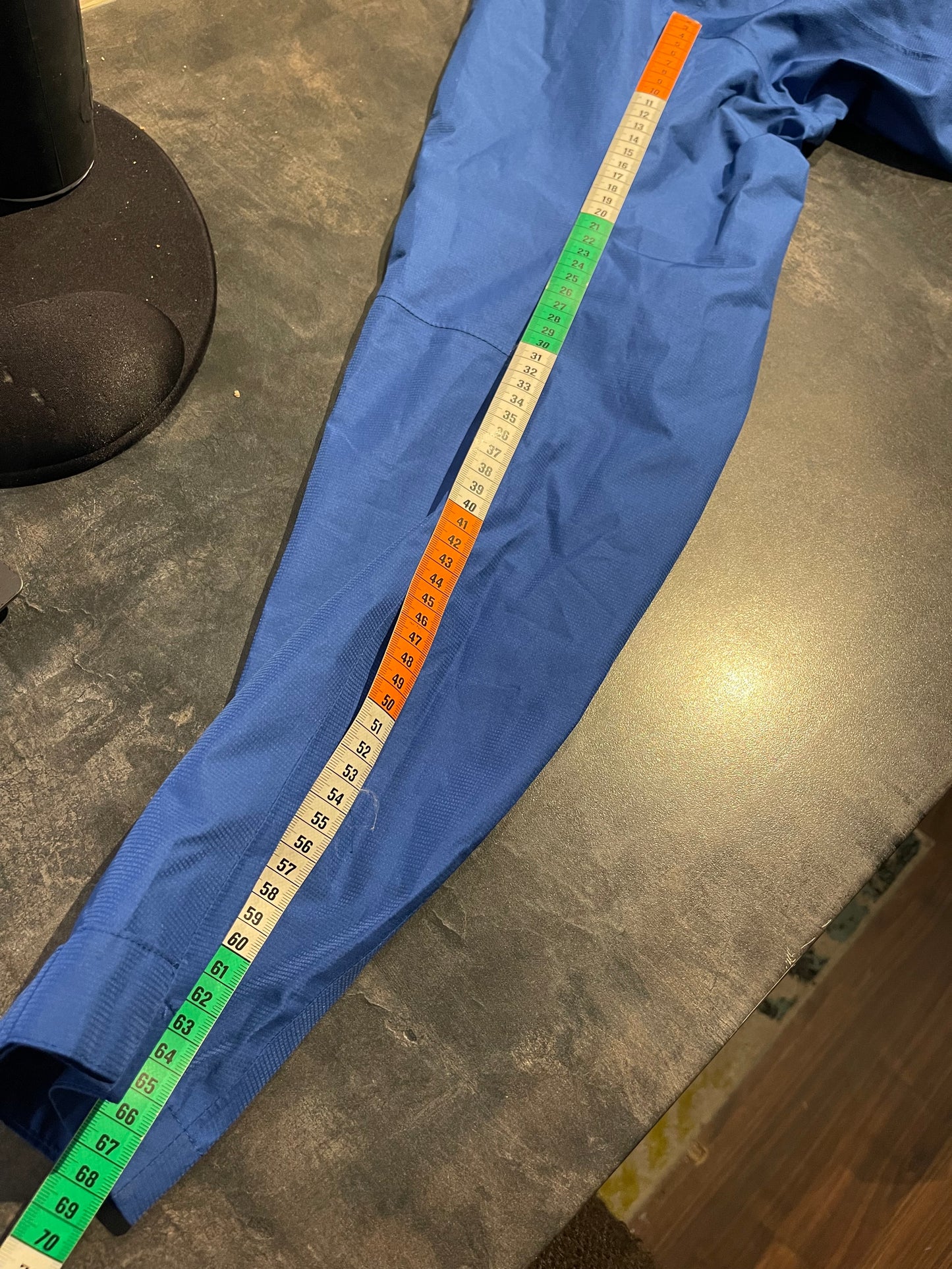 2-lagige Regen Jacke von Salewa (L Herren) Hardshell blau