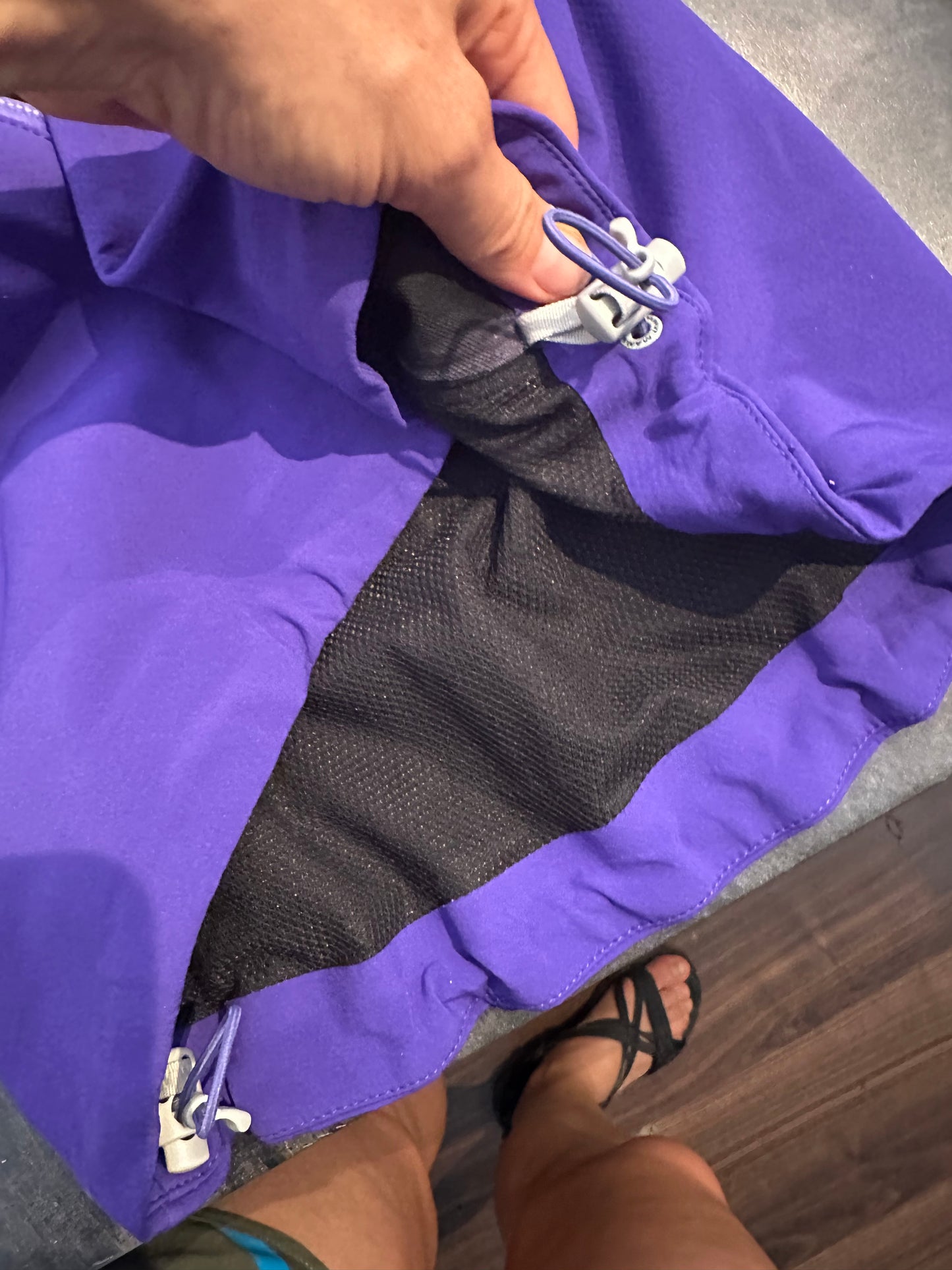 Wind & Regen Jacke von Mammut (S Damen) 2-lagig lila