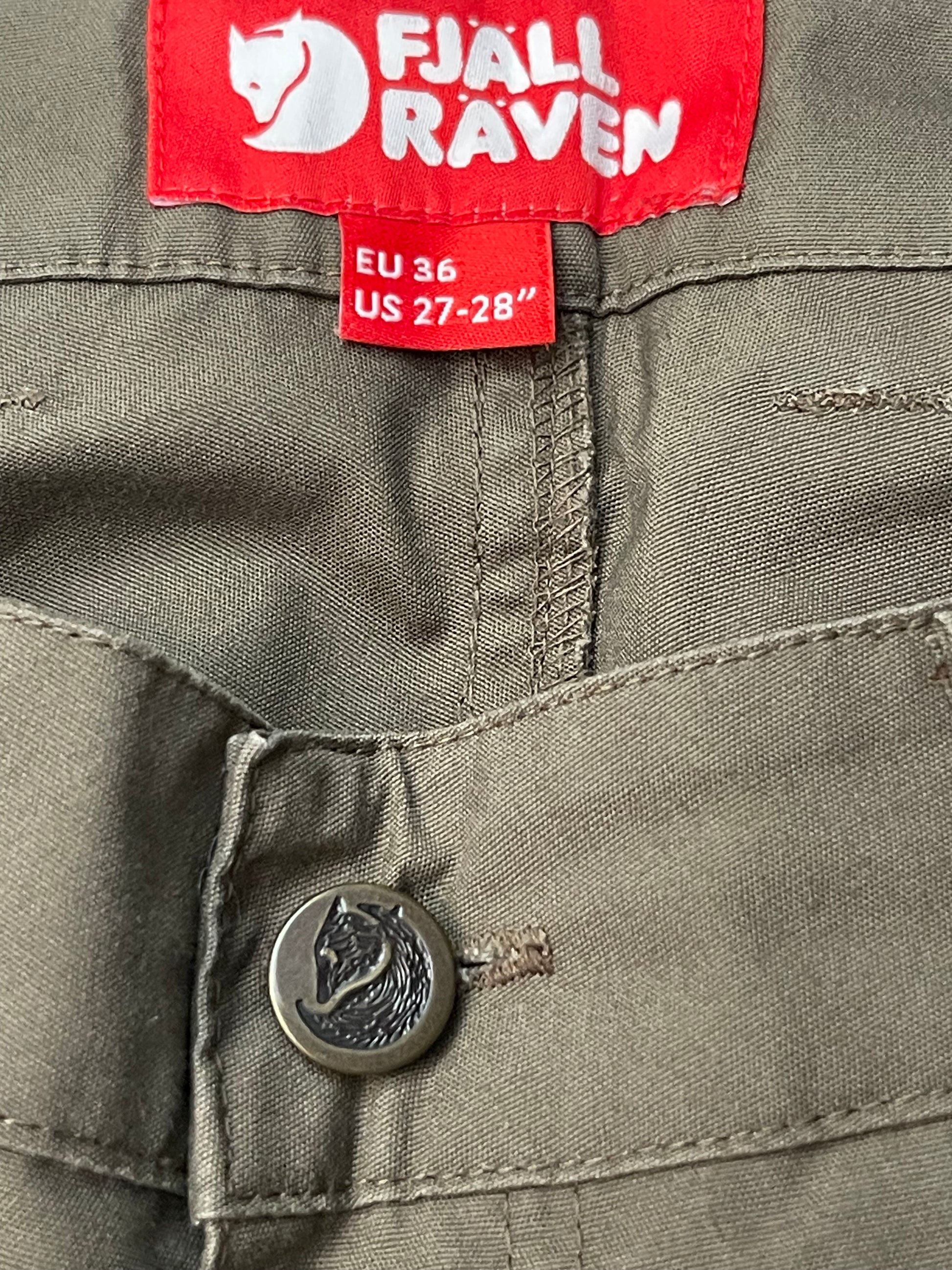 Hose von Fjällräven Barents ( S / 27-28" Damen) khaki braun - wanderlich.com