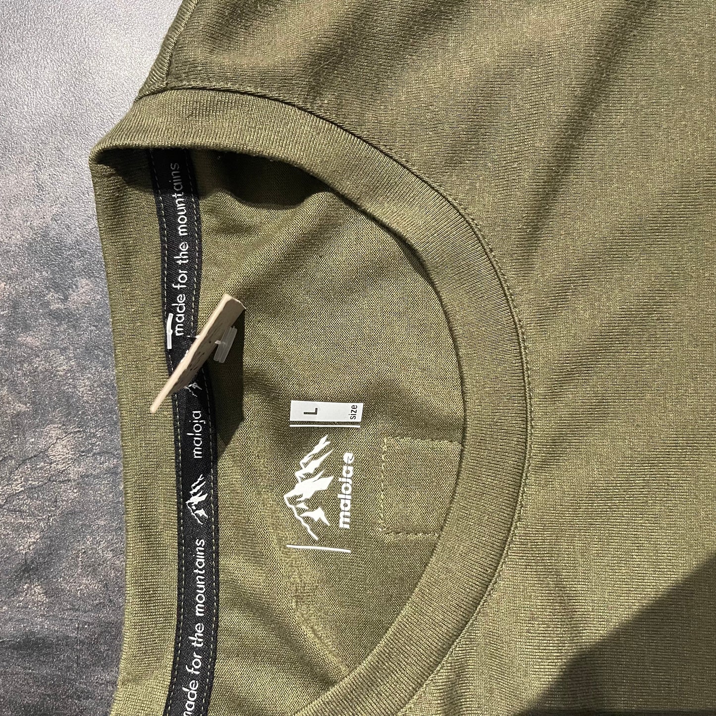 Longsleeve von Maloja (L / XL Herren) orange ocker grün