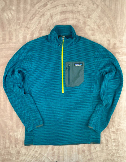 Patagonia R1 Air Fleece Zip-Neck (M Herren) Pullover blau