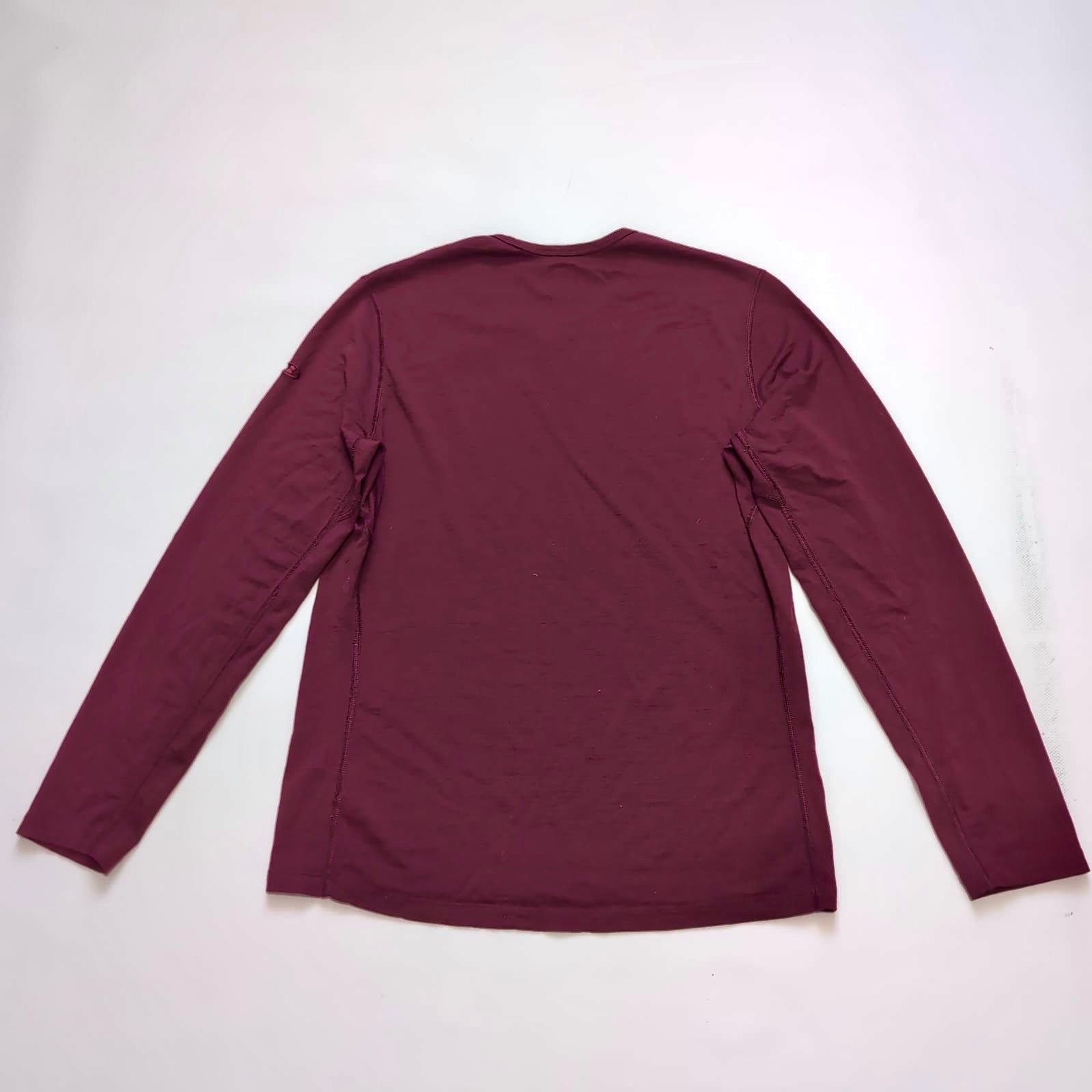 100% Merino Longsleeve Icebreaker 200 (L Herren) Burgunder rot - wanderlich.com