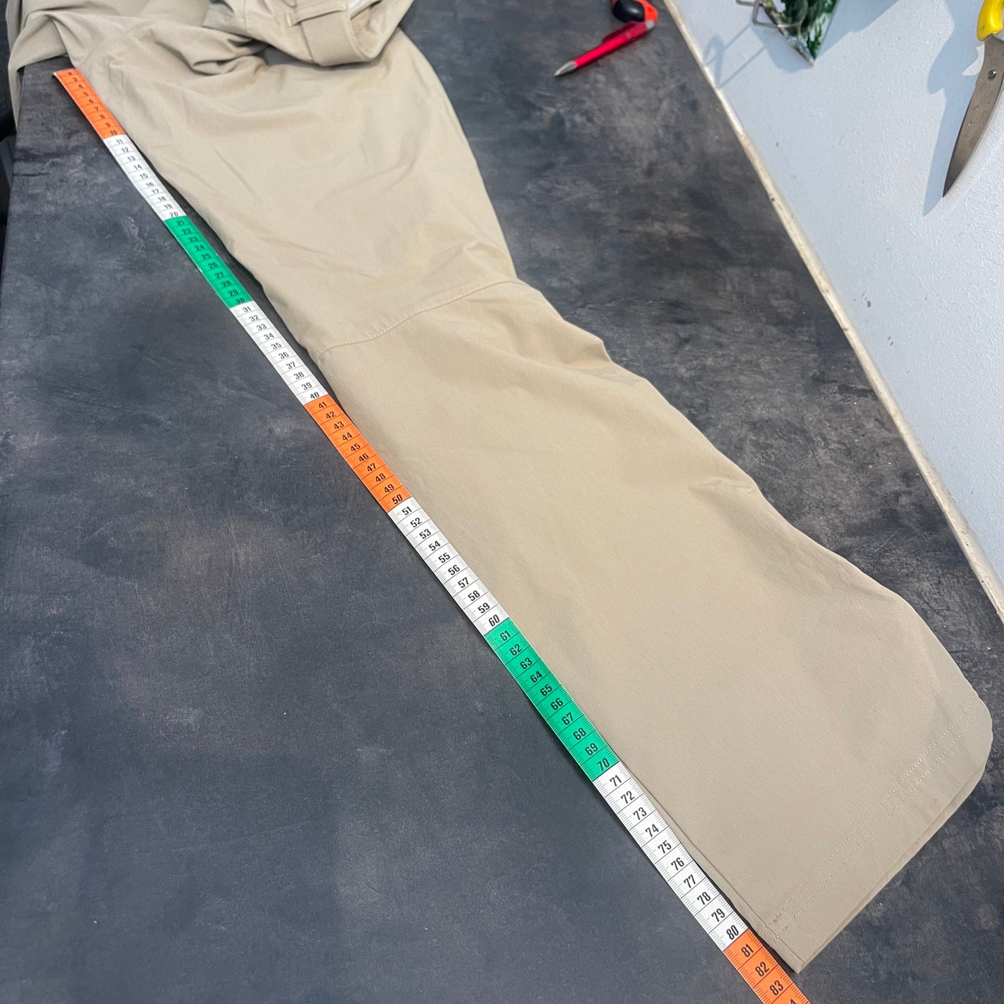 Rad / Wander Hose von Vaude (M Damen ) elastisch beige