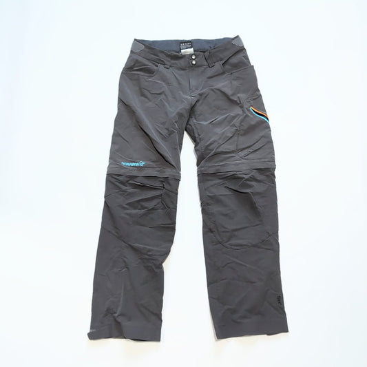 2in1 Hose von Norrøna (S Damen) Zip-Off dunkelgrau