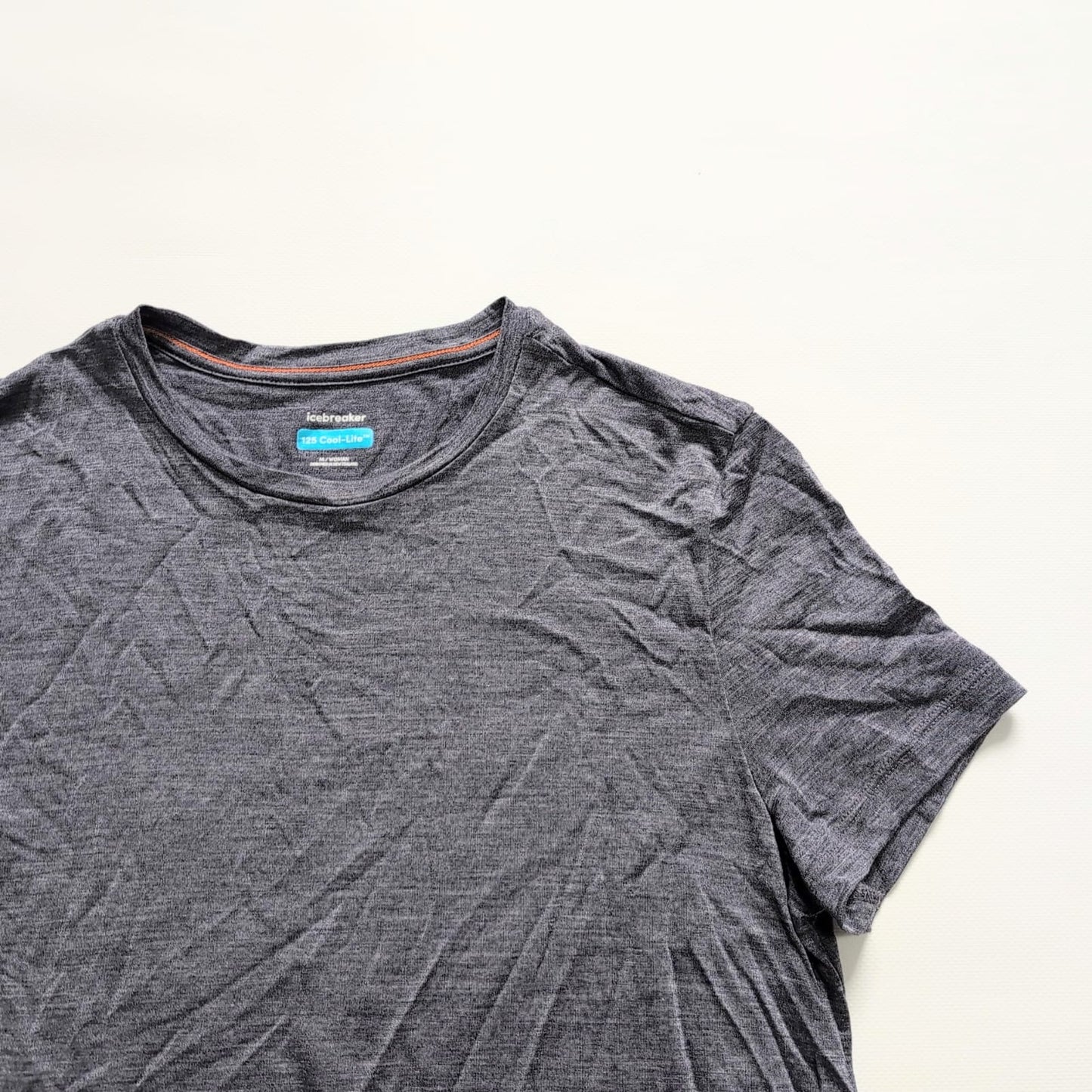 Merino T-Shirt Icebreaker (M Damen) blau / stahlgrau