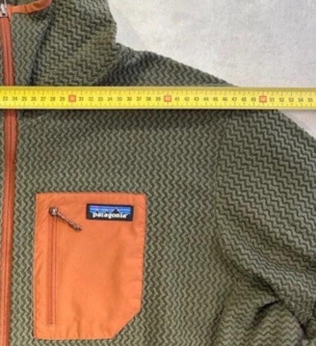Patagonia R1 Air Fleece Full-Zip Hoody (XL Herren) Olive grün