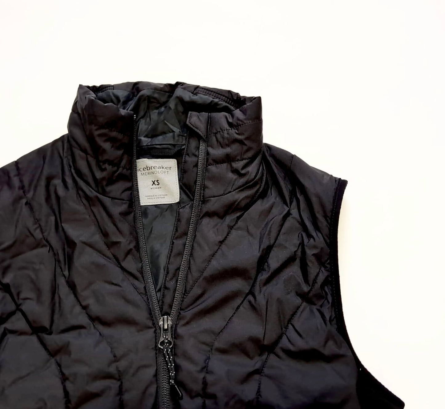 Stepp Weste von Icebreaker Merino (XS Damen) schwarz
