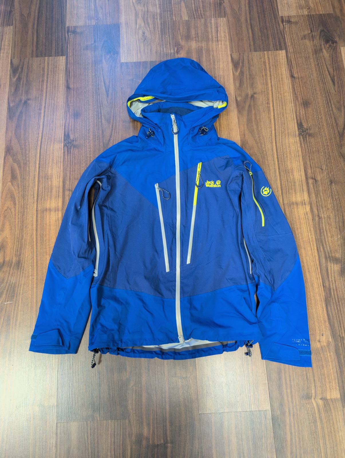 Softshell Regen Jacke Jack Wolfskin (M Herren) HyProof blau