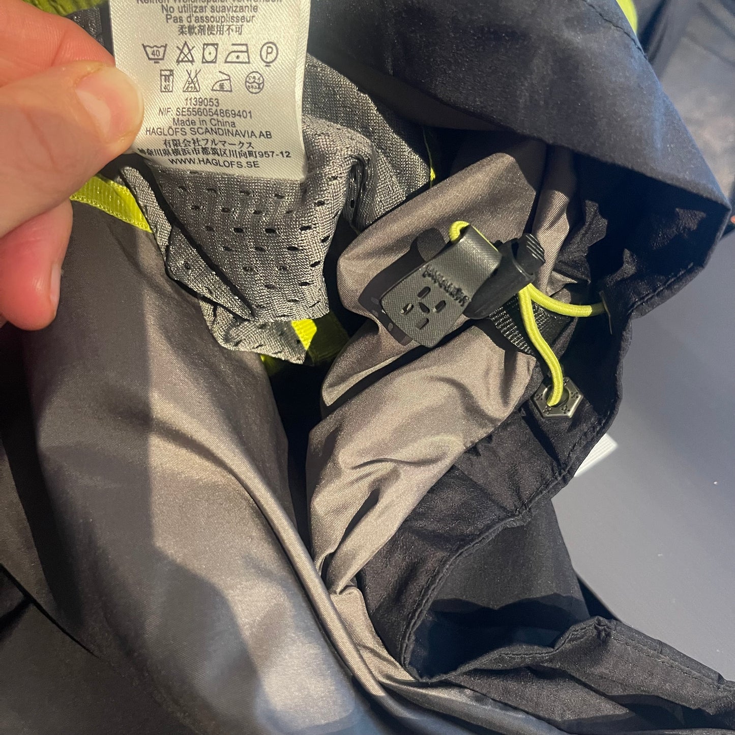 Hardshell Jacke von Haglöfs (L Herren) Goretex schwarz
