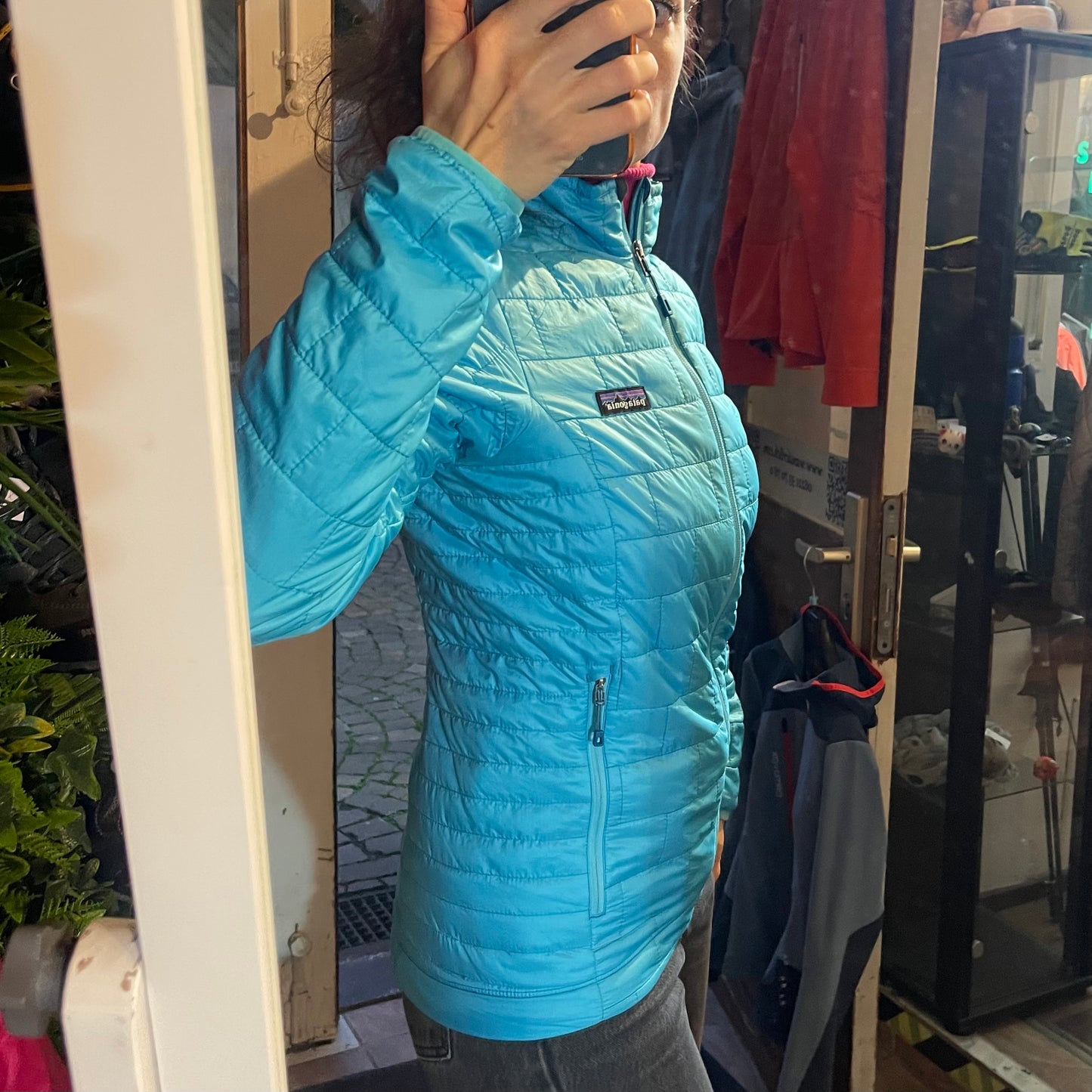 Patagonia Isolations Jacke (XS Damen) Nano Puff blau