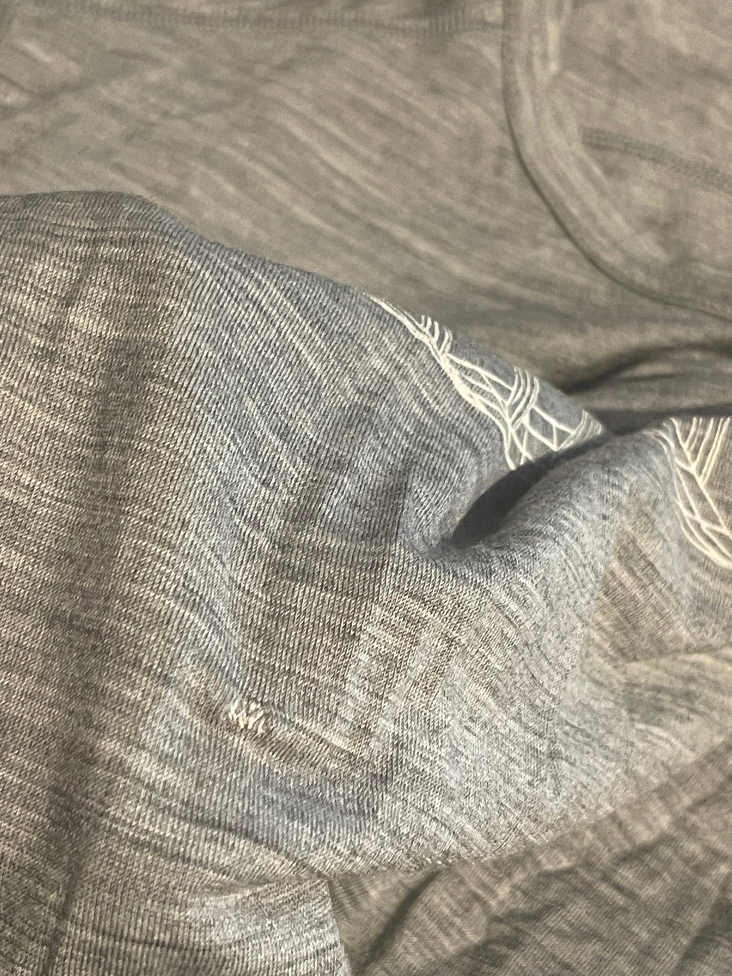 Merino Longsleeve von Icebreaker (S Herren) Langarmshirt grau print