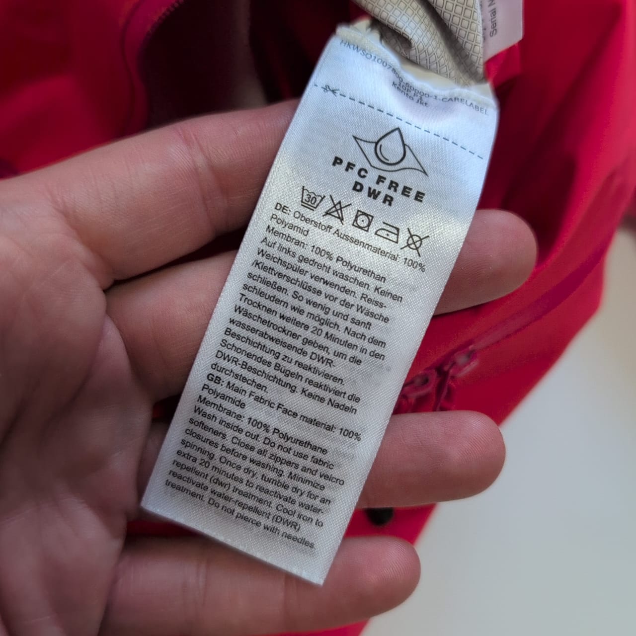 Hardshell Jacke von Mammut (L Damen) wasserdicht korallenrot