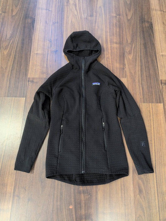 Jacke von Patagonia R3  (XS Damen) Full-Zip Kapuze schwarz