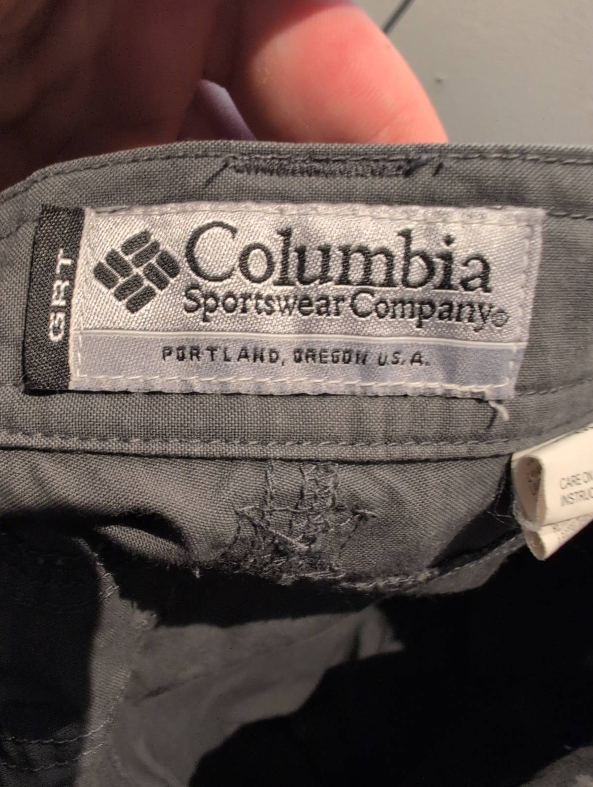Zip Off Hose von Columbia (XL Herren 36-34") 2in1 Anthrazit - wanderlich.com