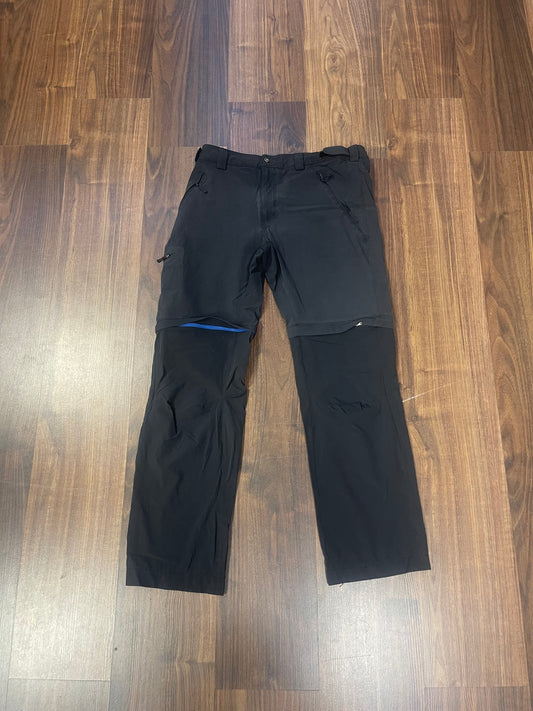 2in1 Trekking Hose von Salomon (L Herren) Zip Off schwarz - wanderlich.com